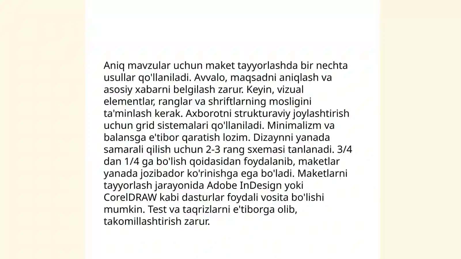 Aniq mavzularga moslab ko'rgazmali qurollar tayyorlash Usmonova Ra'noxon 3