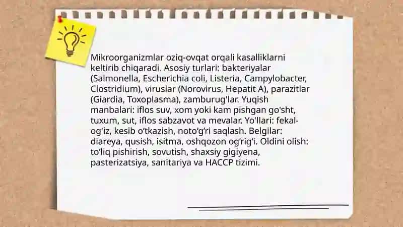 Oziq-ovqat xavfsizligi muammolari 3