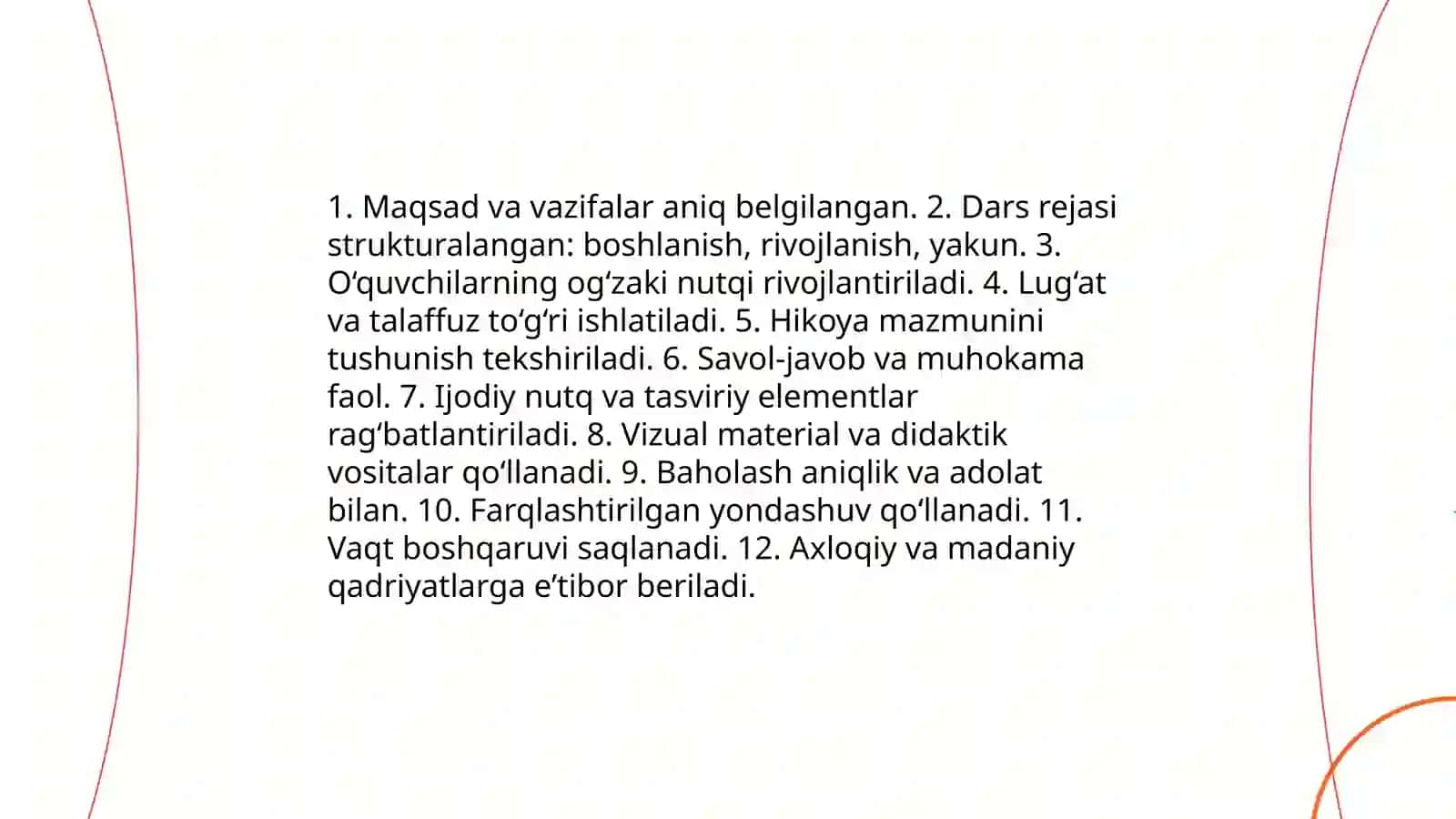 3-4-sinflarda og‘zaki hikoya va yozma insho darslarini kuzatish va tahlil qilish 3