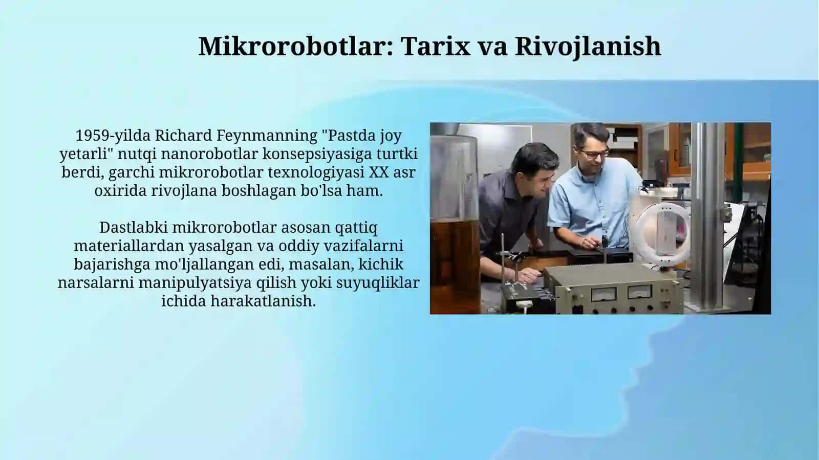 Mikrorobotlar: Tarix va Rivojlanish 3