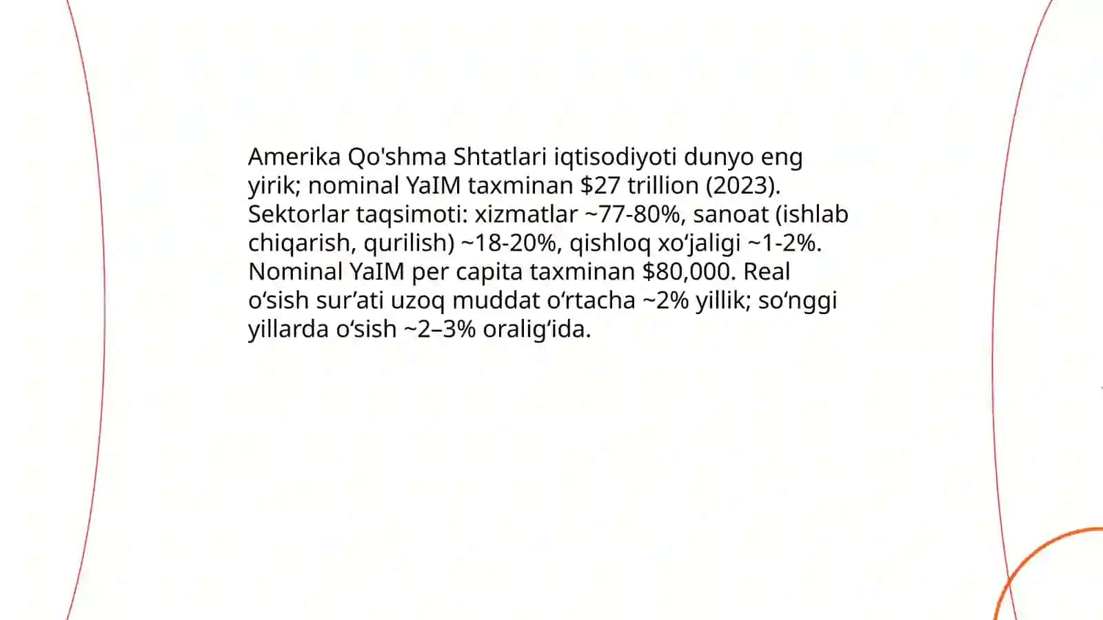 Amerka Qo'shma shtatlari va uning iqtisodiyoti 3