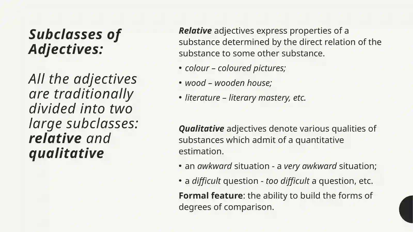 ADJECTIVEAND ITS CATEGORIES 3