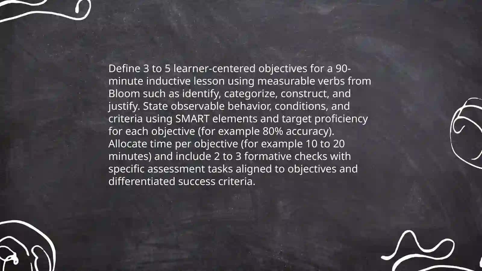 Designing a 90- minute learner-centered, interactive, inductive lesson plan 3