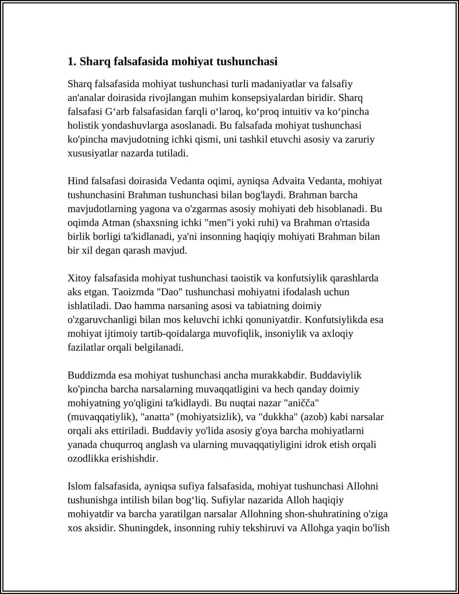 FALSAFANING MOHIYATIGA OID SHARQ VA GʻARB MUTAFAKKIRLARI TA'RIFLARI 3