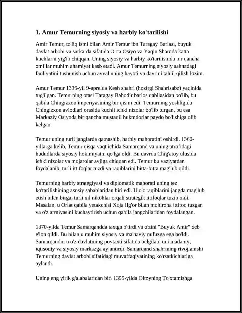 AMUR TEMUR BUYUK DAVLAT ARBOBI 3