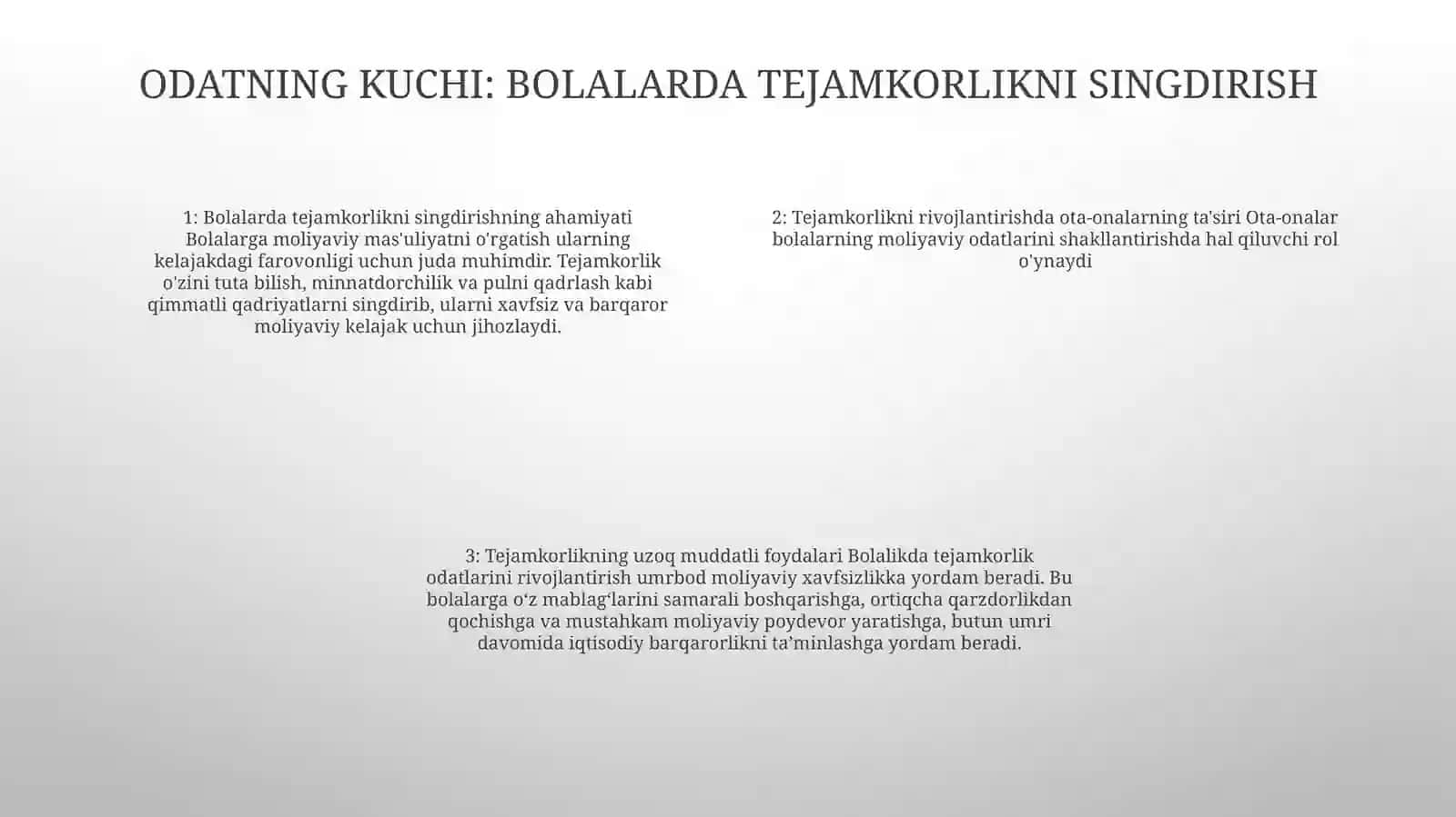Bolalarni Oilada Va Mtt Da Tejamkorlik Va Ishbilarmonlikka O'Rgatish 3