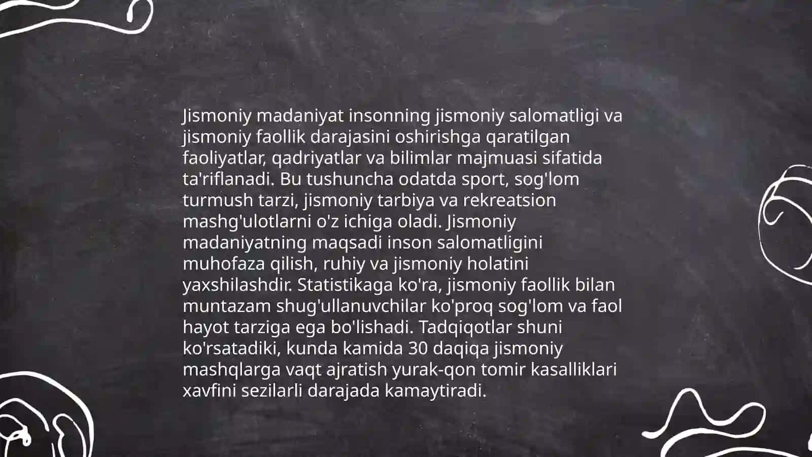 Jismoniy madaniyat tushunchalari va maqsadi 3