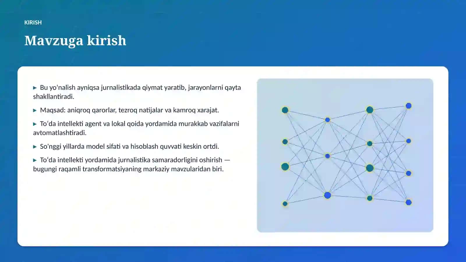 Toʻda intellekti yordamida jurnalistika samaradorligini oshirish 3