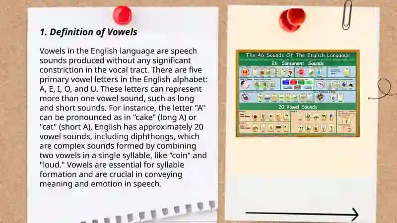 English vowels. principles of sification 3
