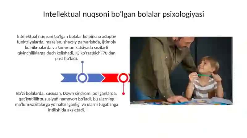 Intellektual nuqsoni bo'lgan bolalar psixologiyasi 3