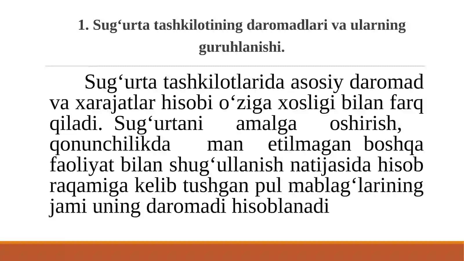 Sug‘urta Kompamniyasinin Moliyaviy Asoslari 3