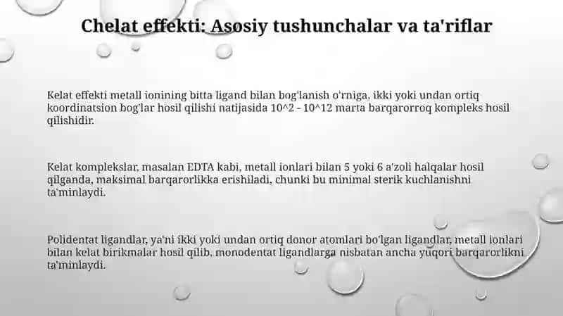 Kelat Effekti: Asoslar, Termodinamika va Ta'sir Etuvchi Omillar 3