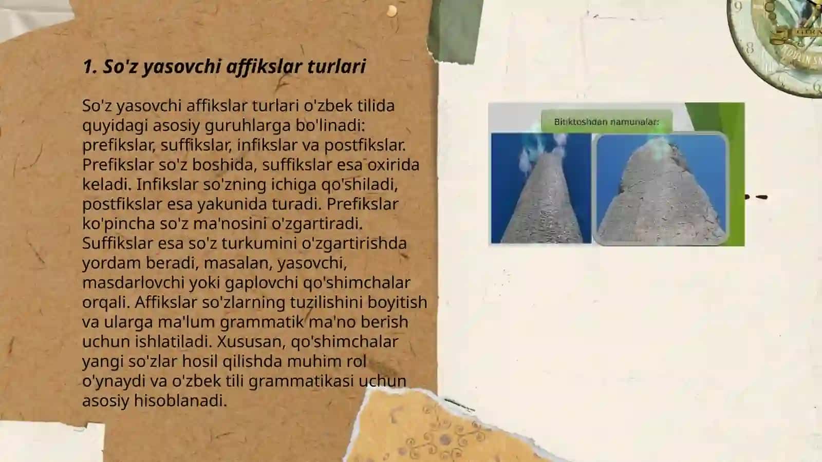 Kutegin bitiktoshi matnidagi so'z yasovchi affikslar 3