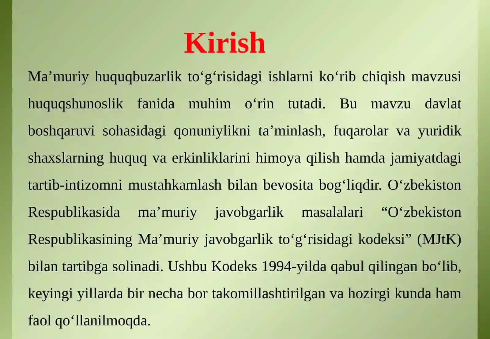 Ma’muriy huquqbuzarlik to’g’risidagi ishlarni ko’rib chiqish 3