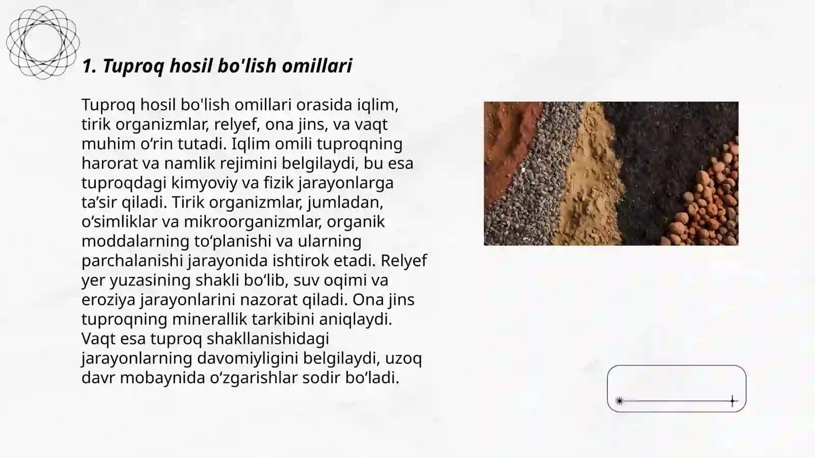 Tuproqlarning tarqalish qonuniyatlari 3