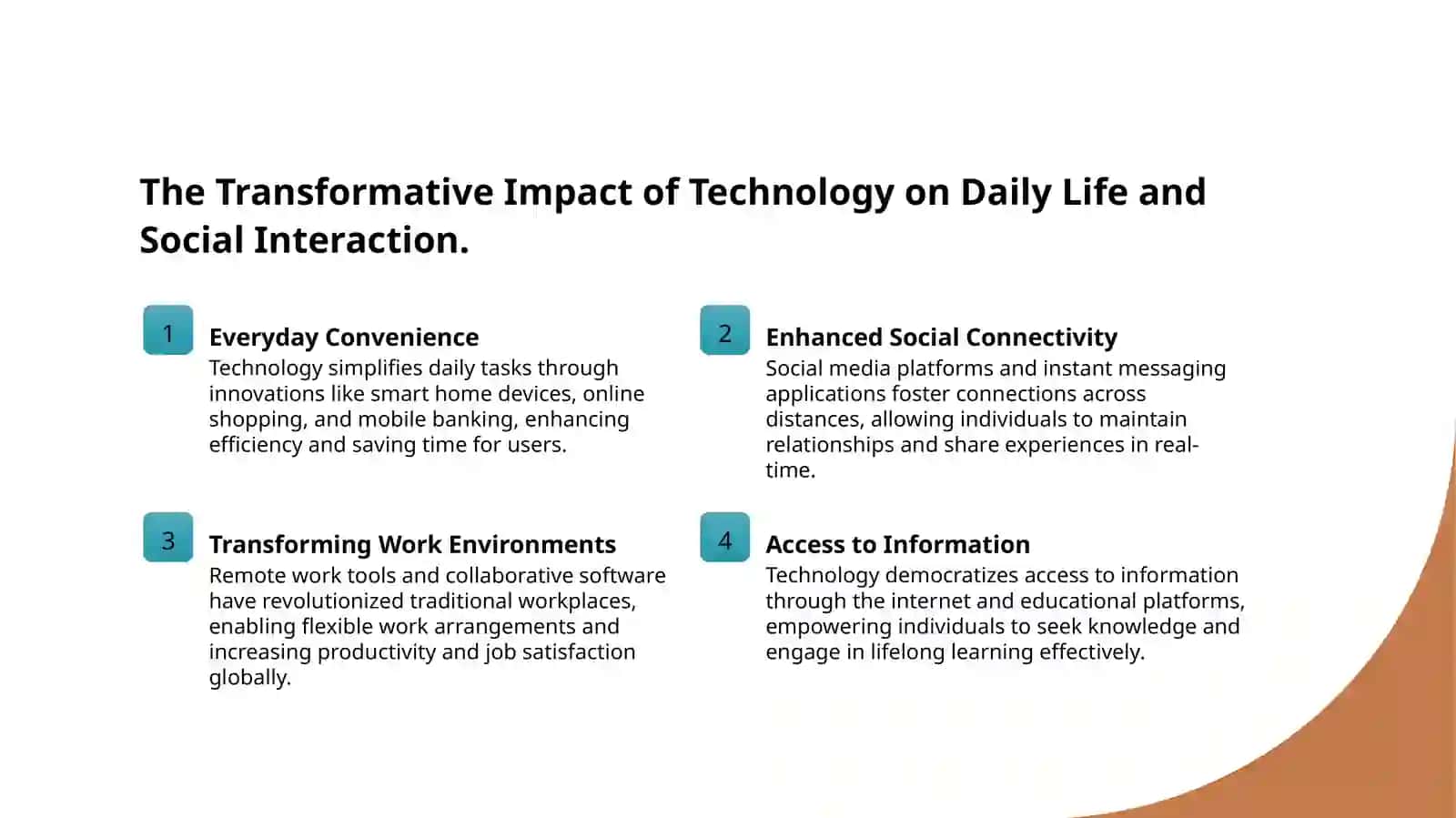 The Role of Technology in Society 3