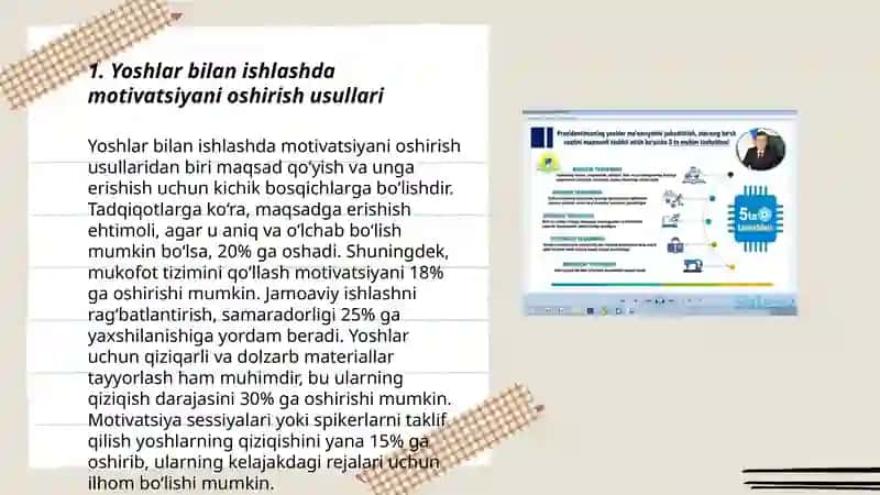 Yoshlar bilan tashkil etiladigan tadbirlarni tashkil etish metodikasi 3