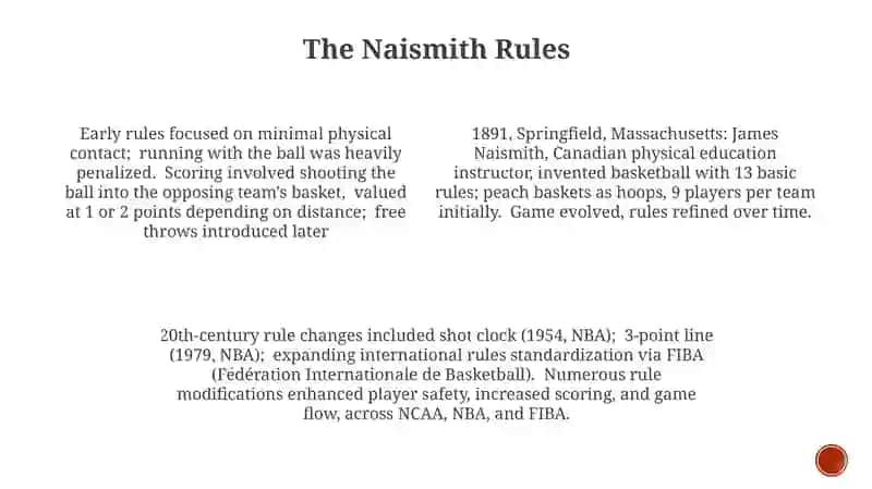 History of basketball and its rules 3