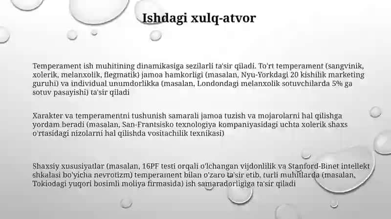Temperament xarakter va ularning xossalari 3