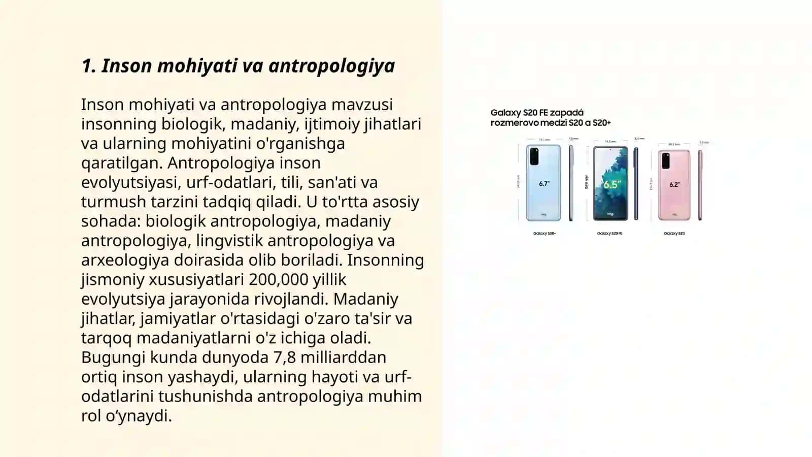Antropologiya inson tòĝrisidagi fan. Uning falsafiy muammolari 3