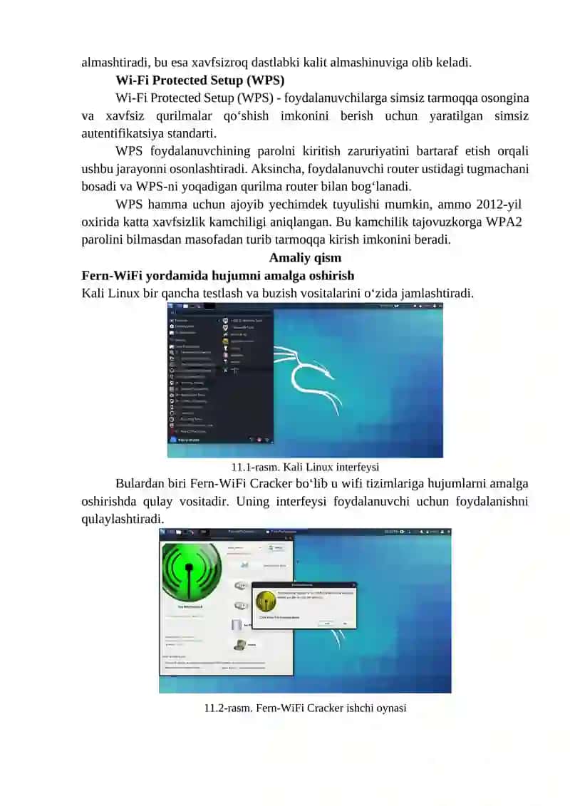 Practical work - Organizing and executing wireless network attacks 3