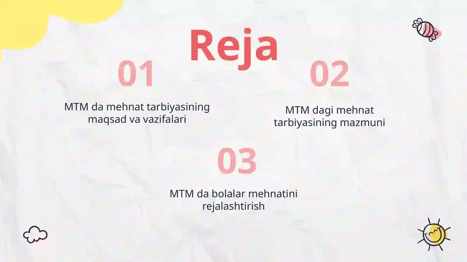 MTM da bolalar mehnatini tashkil qilish 3