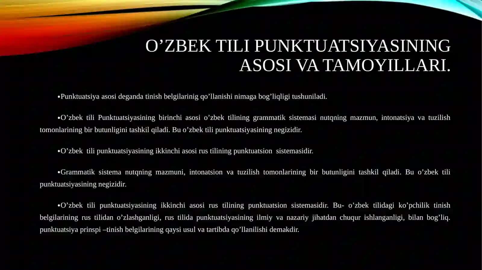 Punktuatsiya haqida ma’lumot 3