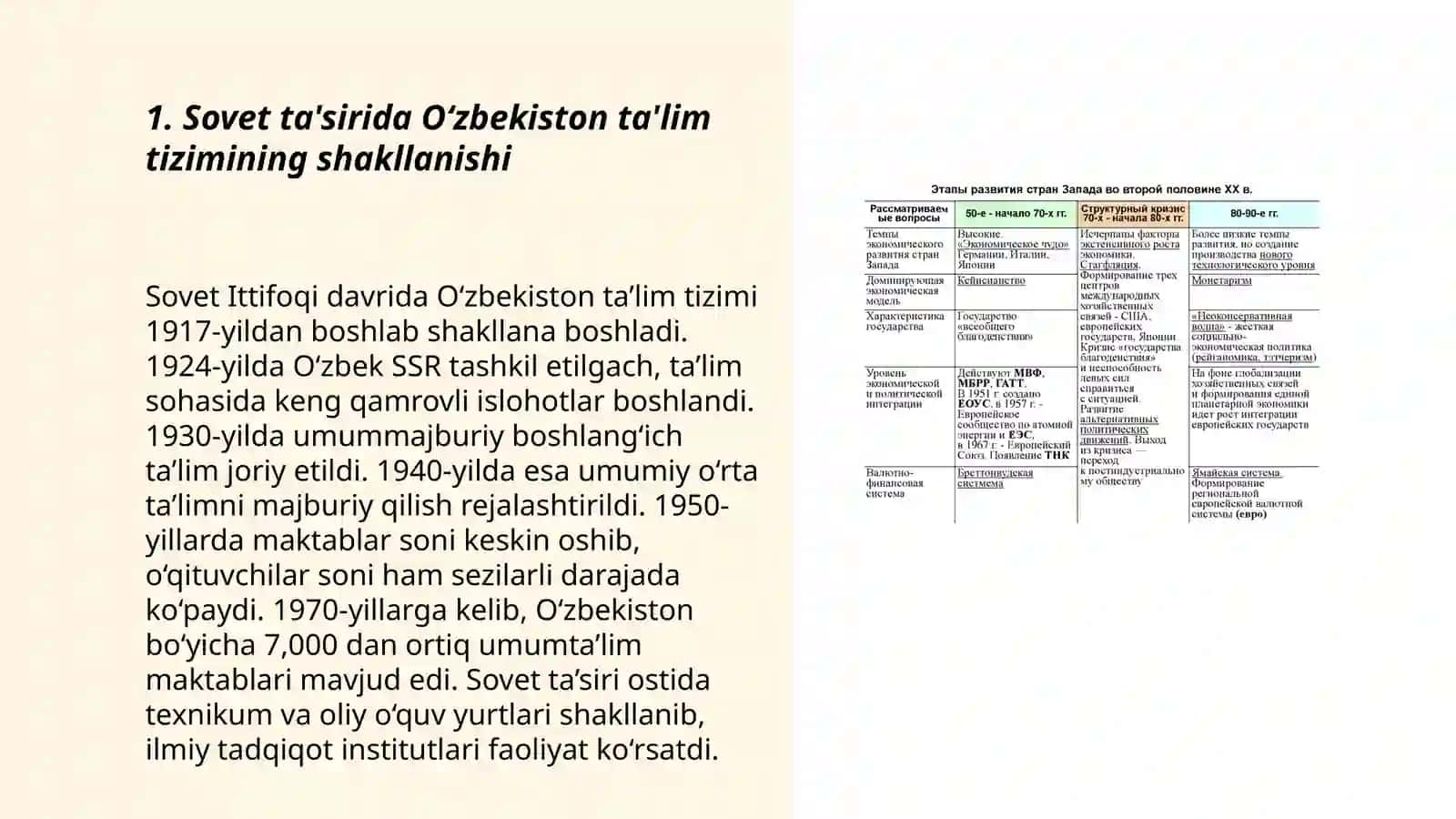 1917-1945-yillarda O‘zbekiston ta’lim tizimi va pedagogik fikrlar rivoji 3