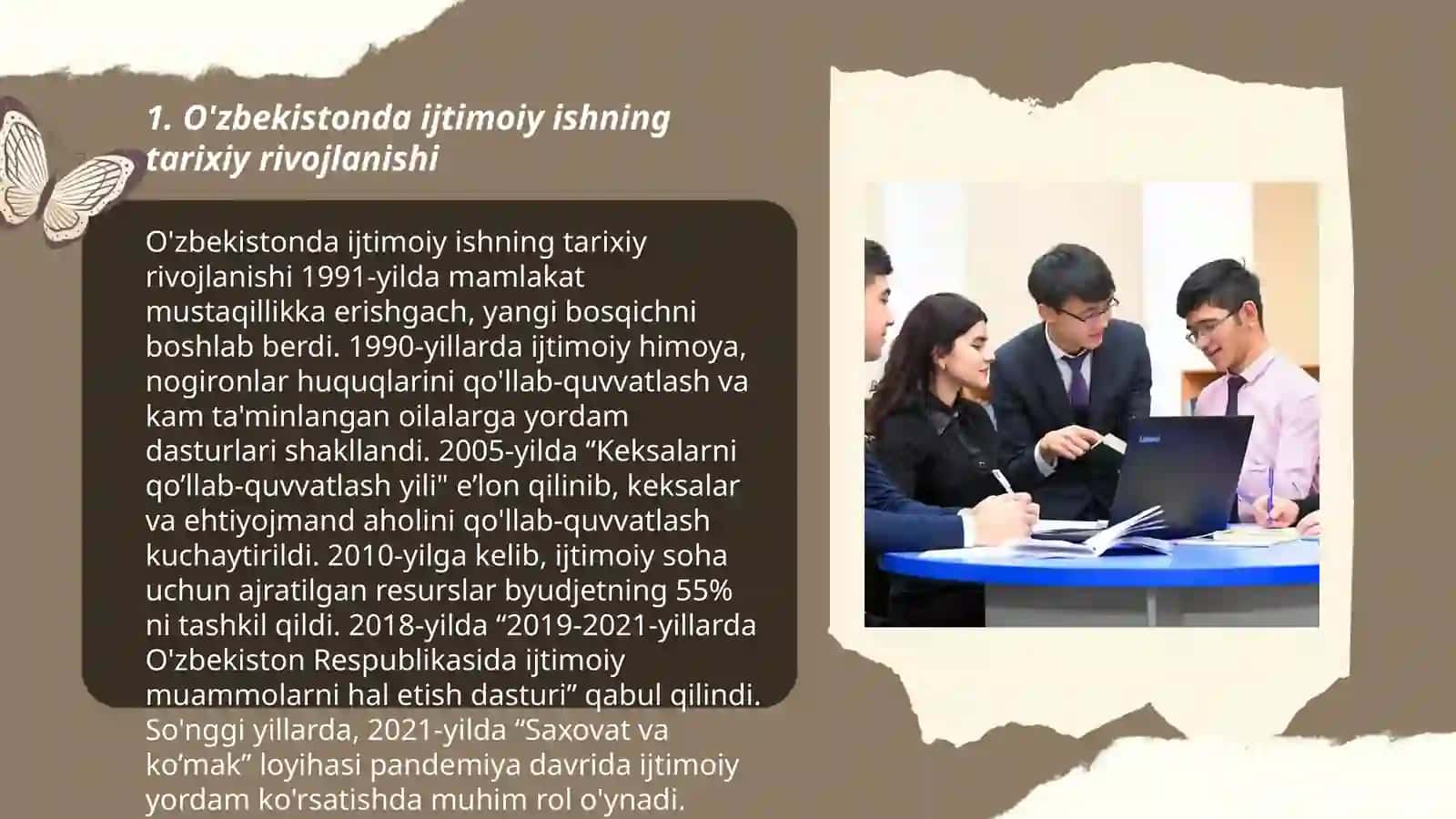 O'zbekistonda ijtimoiy ishni rivojlanishi 3