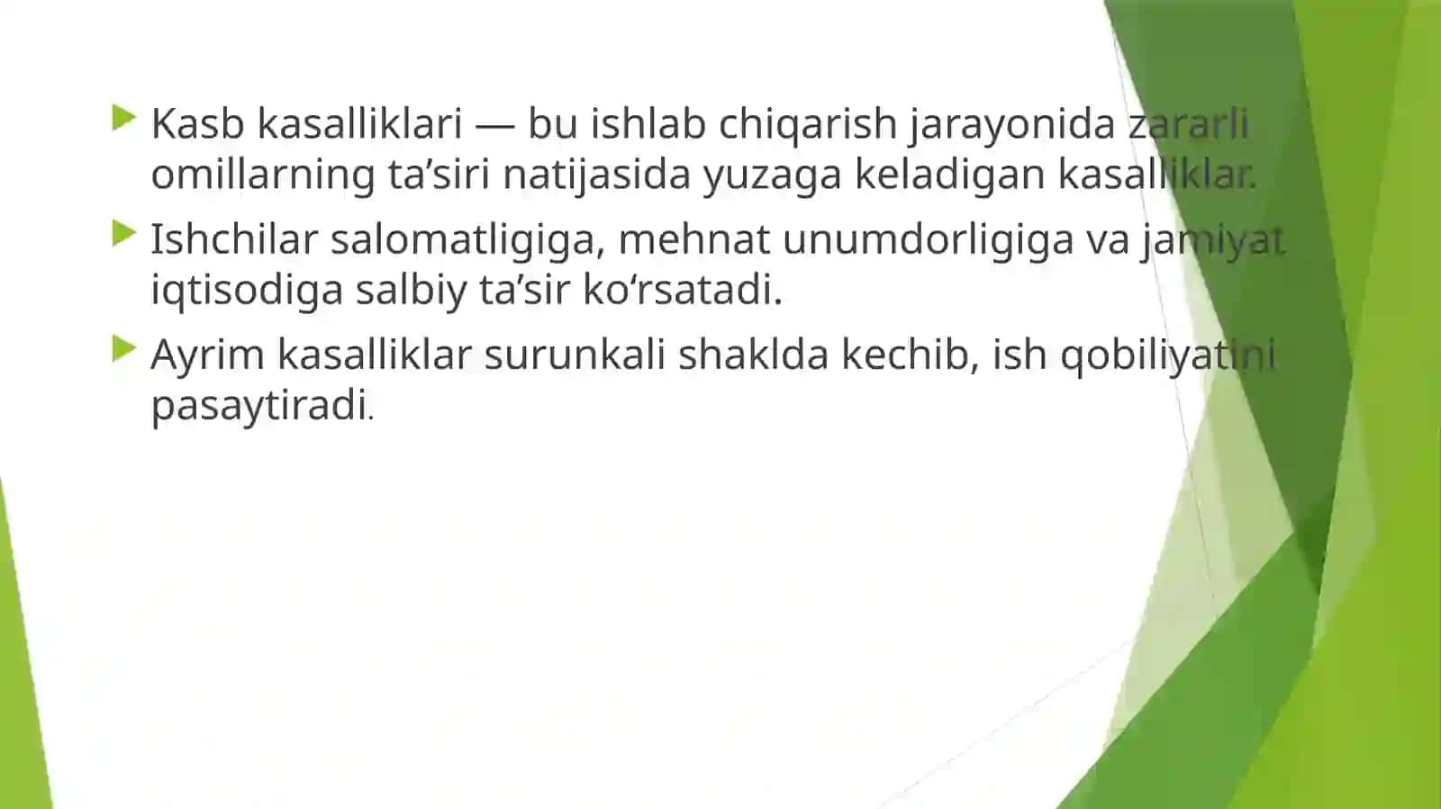 Kasbkasalliklarining etiologic omillari 3