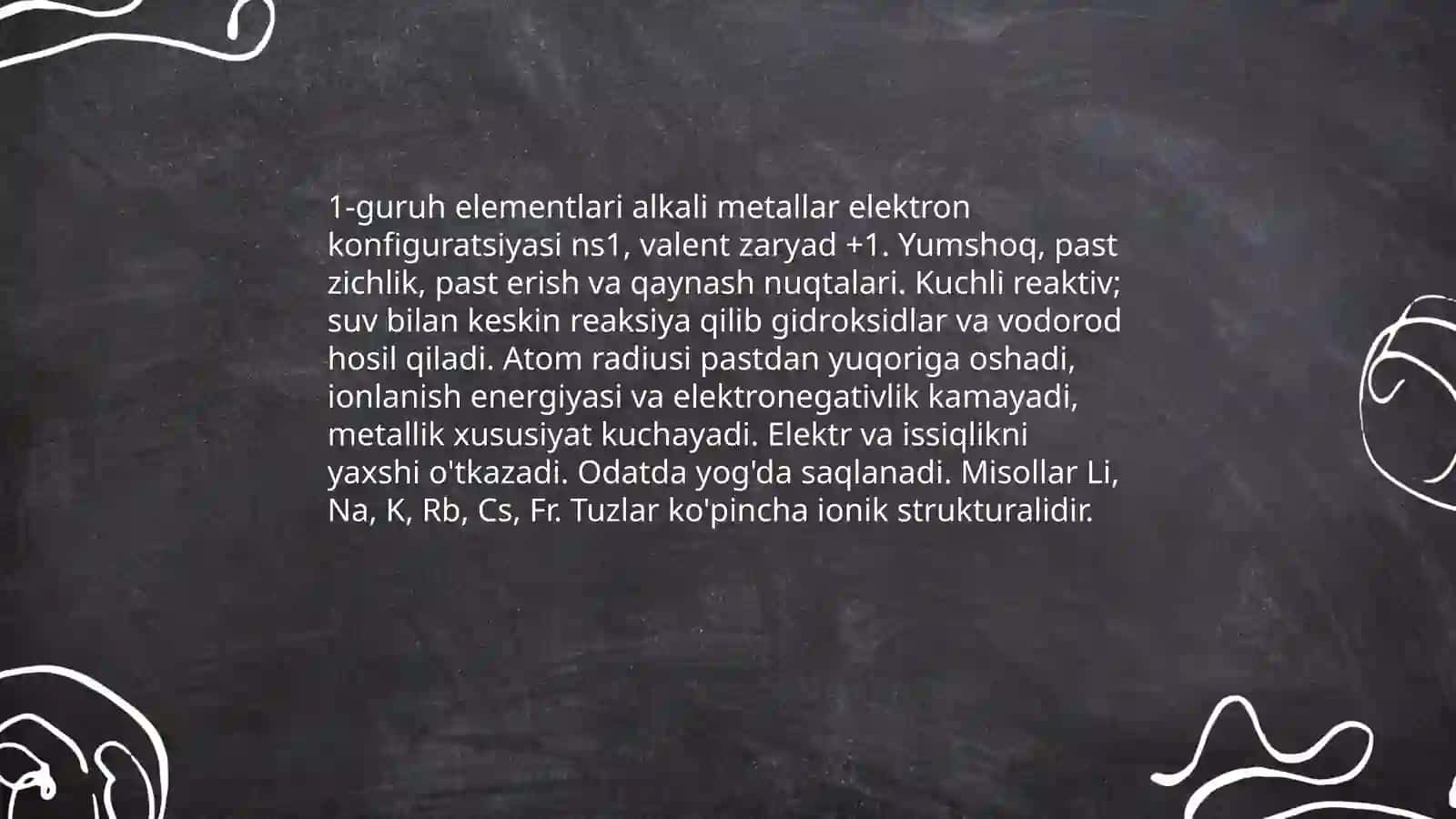 1-guruh yonaki elementlari.Atom tuzulishi. Xossalari.Mis Mamurjanov Bekzodbek 3