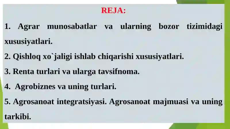 Qishloq xo’jaligining hududiy ixtisoslashuvi 3