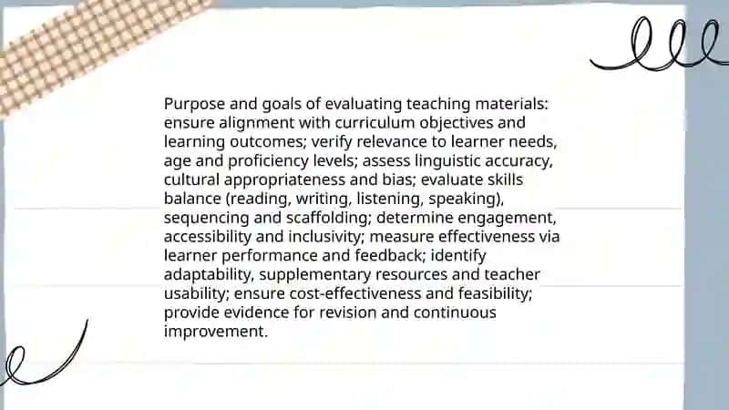 "Lecture 7: The problem of evaluation and adaptation teaching materials" 3