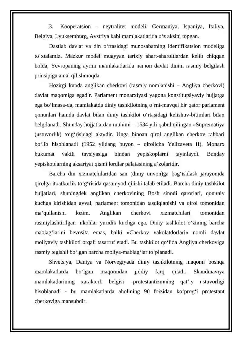 O‘zbekistonda Faoliyat Yurituvchi Diniy Tashkilotlar 3