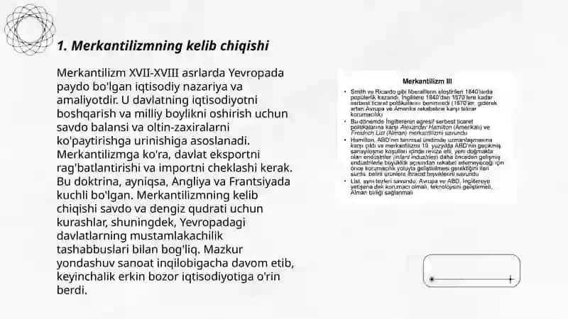Merkantilizm harakatlari 3
