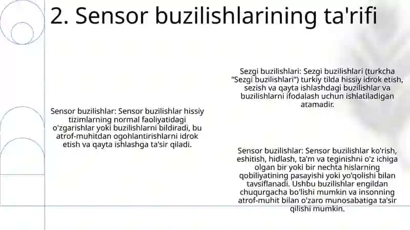 Sezgi Buzilishlari 3