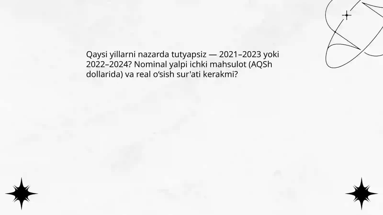Turkiyaning 3 yillik yalpi ichki mahsuloti va sektorlari 3