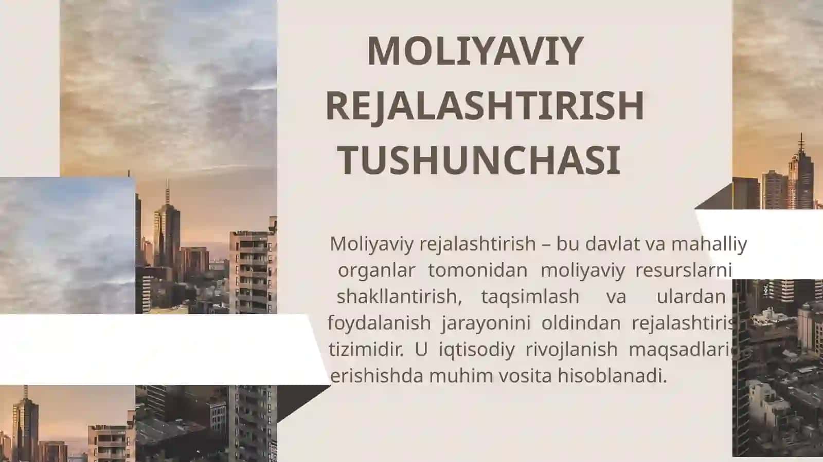 Davlat va mahalliy darajada moliyaviy rejalashtirishning nazariyasi 3