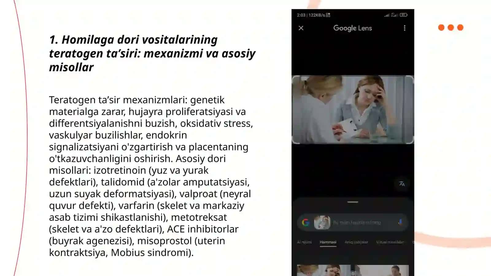 Homilaga dori vositalarining teratogen taʼsiri: mexanizmi va asosiy misollar 3
