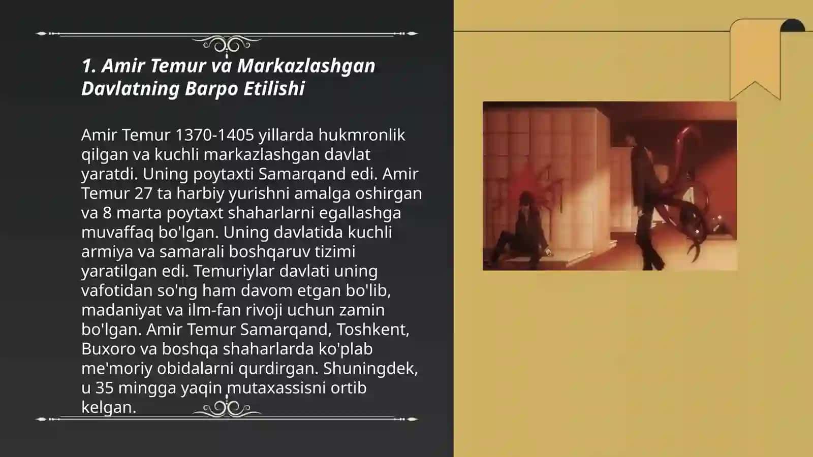 Amir Temur va Markazlashgan Davlatning Barpo Etilishi 3
