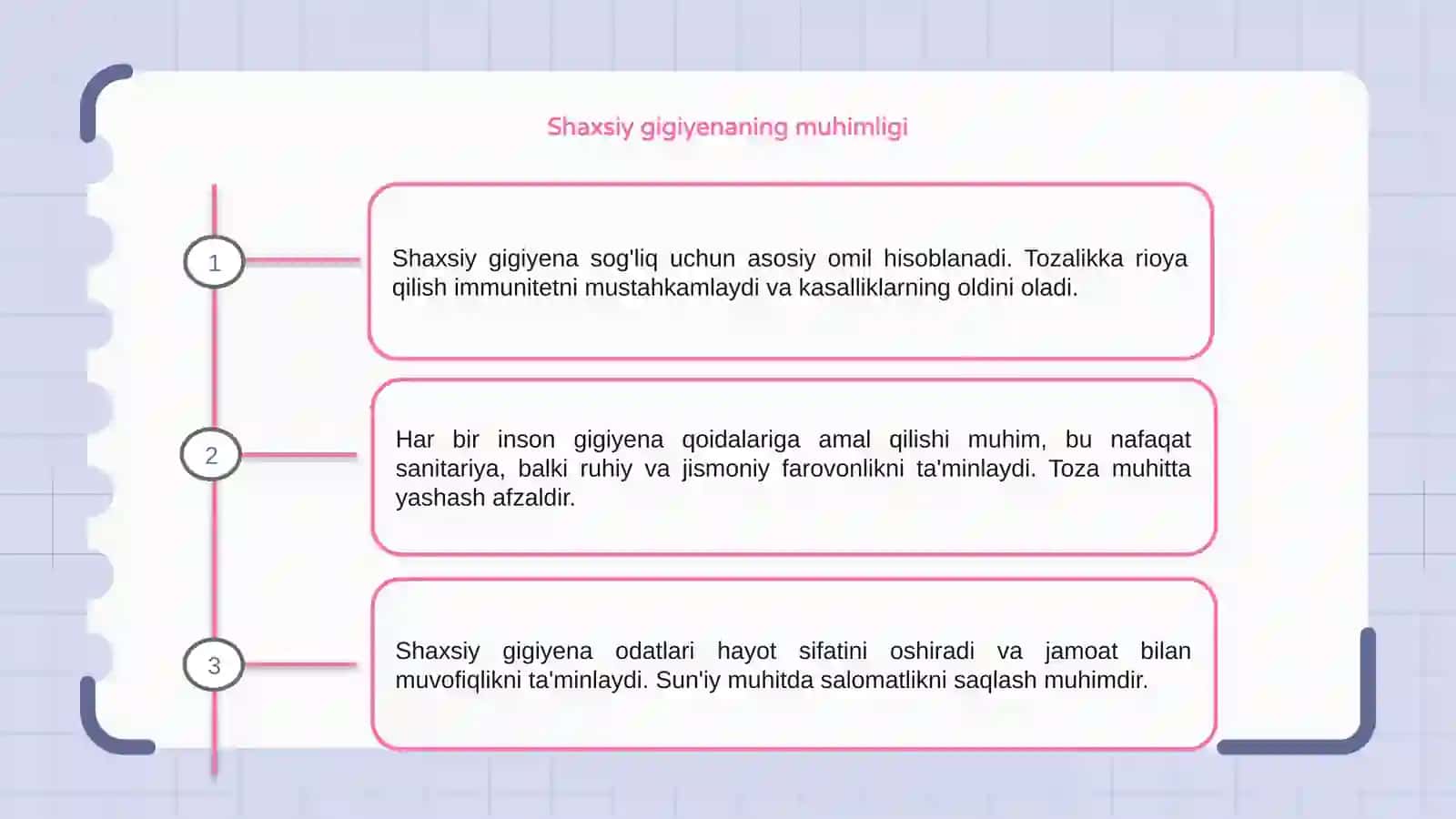 Shaxsiy gigiyena sog'liq asosi 3