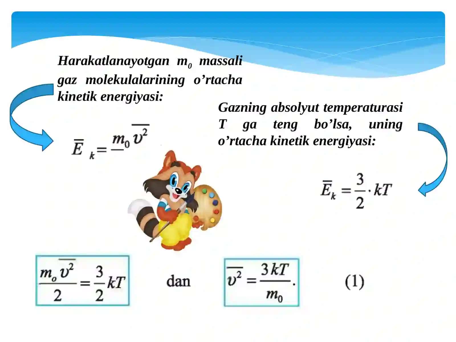 GAZ MOLEKULALARINING HARAKAT TEZLIGI 3