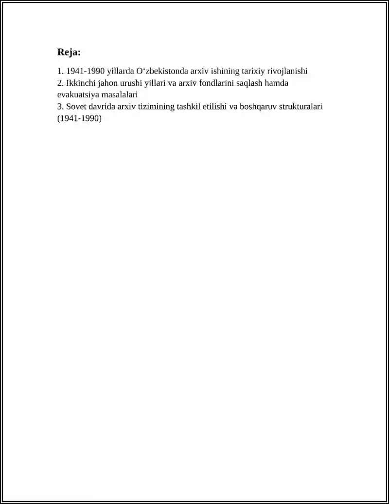 O‘zbekistonda arxiv ishi 3
