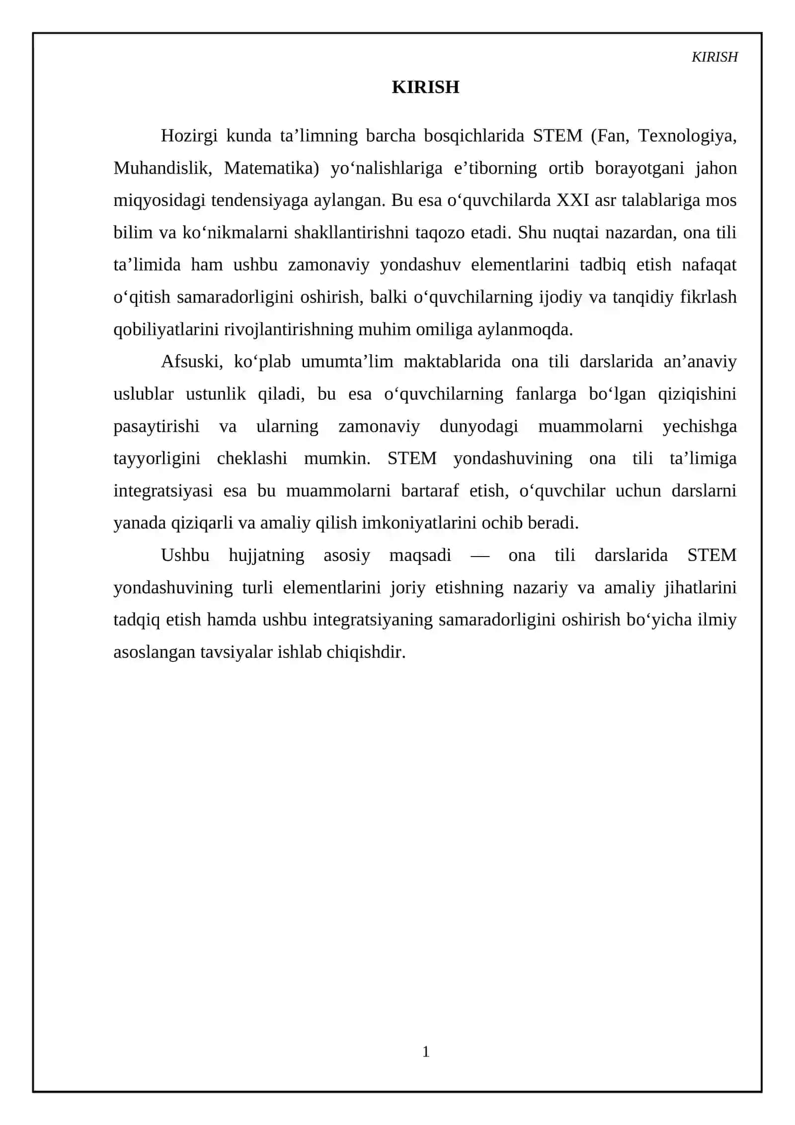 Ona tili darslarida STEM yondashuv elementlarini joriy etish imkoniyatlari 3