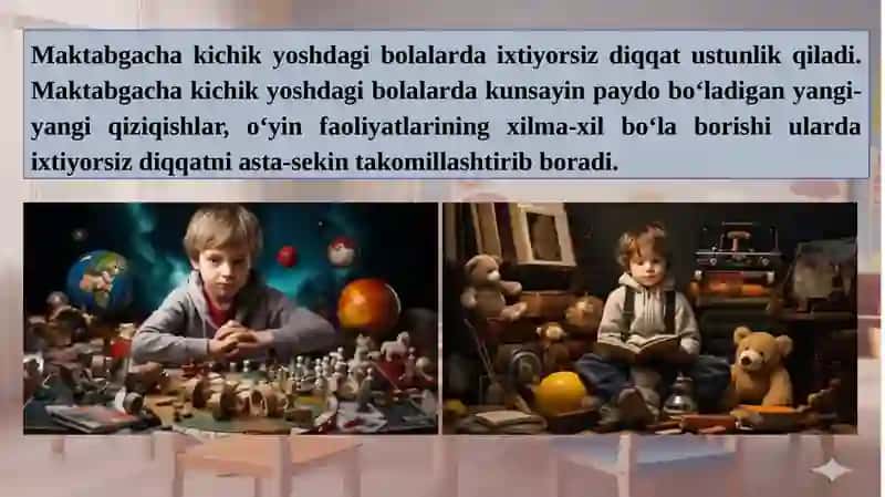 Bolalarda diqqat va xotiraning rivojlanishi 3