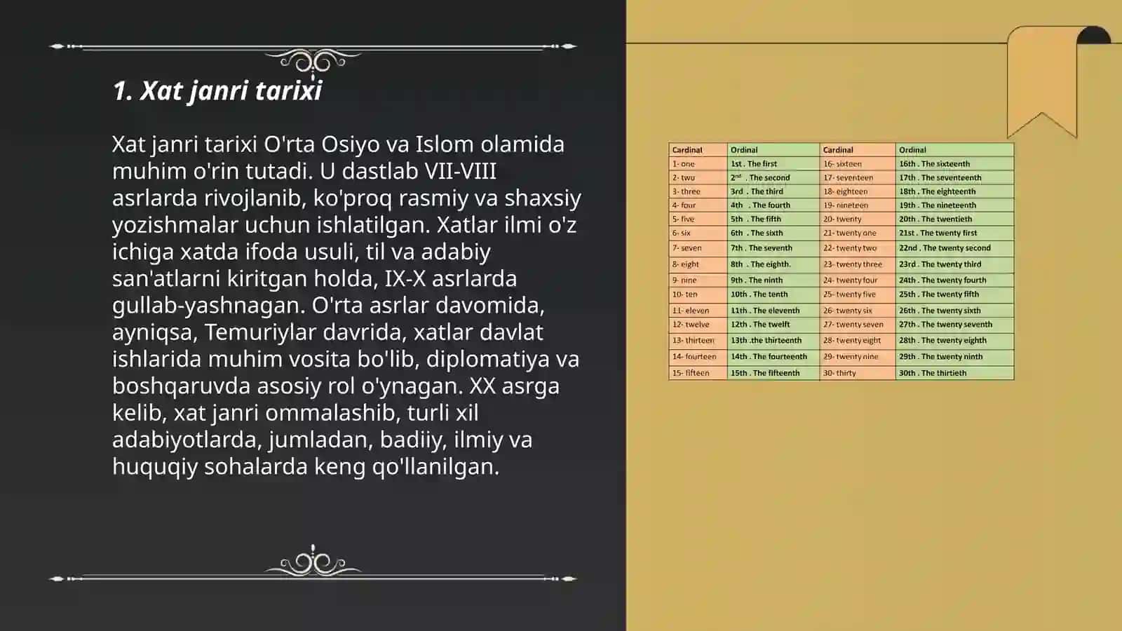 XAT JANRI HAQIDA 3