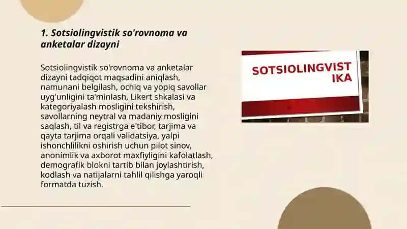 Sotsiolingvistik tadqiqot metodlari 3