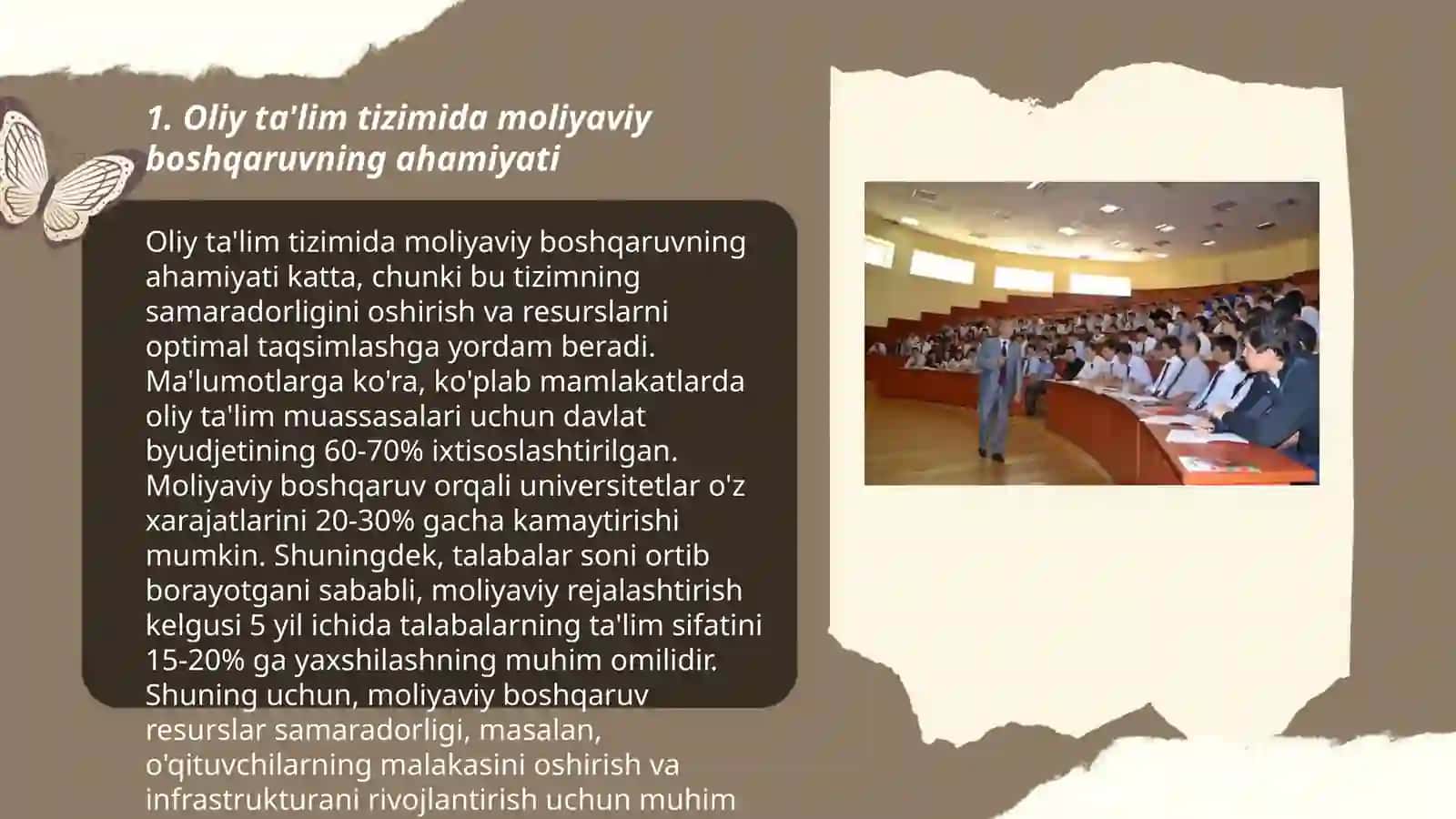 Oliy ta'lim tizimini moliyaviy boshqaruvi,amaliyoti va uni takomillashtirish yo'llari 3