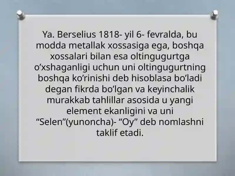Selenning analitik kimyosi 3