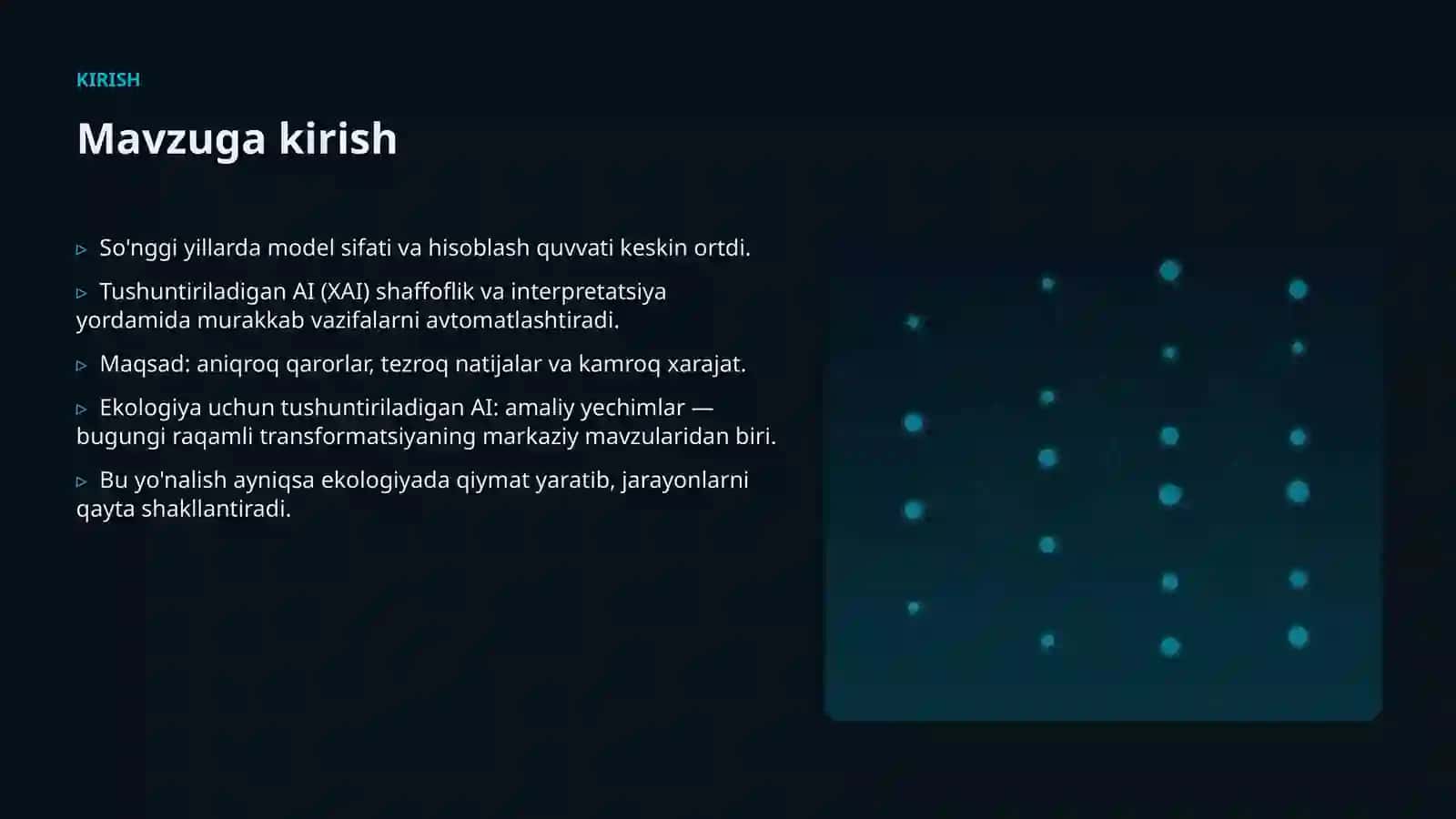 Ekologiya uchun tushuntiriladigan AI: amaliy yechimlar 3